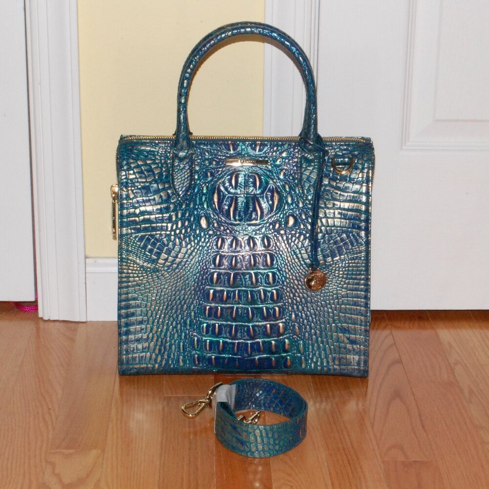 NWT - Brahmin Caroline Dragon Melbourne Satchel - Picture 2 of 6